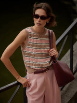 Varley Deeley Stripe Stitch Tank