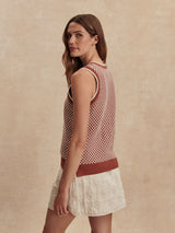 Varley Jenson Stitch Knit Tank - Maple
