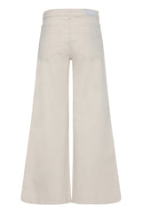 Ichi Ziggy Wide Pant - Birch