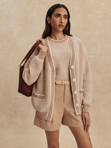 Varley Jenson Stitch Knit Tank - Light Taupe
