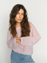 Mos Mosh Mape O-Neck Knit - Ballet Slipper