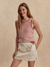 Varley Jenson Stitch Knit Tank - Maple