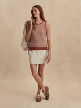 Varley Jenson Stitch Knit Tank - Maple
