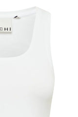 Ichi Zola Plain Vest - White