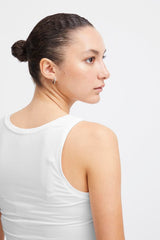 Ichi Zola Plain Vest - White
